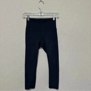 Lululemon Women’s Wunder Train Crop Leggings Navy Blue 21” Yoga Athletic Gym